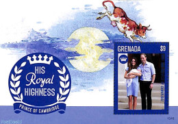 Grenada 2013 Royal Baby S/s, Mint NH, History - Kings & Queens (Royalty) - Royalties, Royals