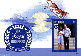 Grenada 2013 Royal Baby S/s, Mint NH, History - Kings & Queens (Royalty) - Case Reali