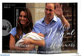 Guyana 2013 Royal Baby S/s, Mint NH, History - Kings & Queens (Royalty) - Royalties, Royals