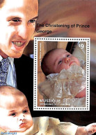 Saint Vincent & The Grenadines 2014 Mustique, The Christening Of Prince George S/s, Mint NH, History - Kings & Queens .. - Royalties, Royals