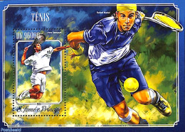 Sao Tome/Principe 2014 Tennis S/s, Mint NH, Sport - Sport (other And Mixed) - Tennis - Tennis