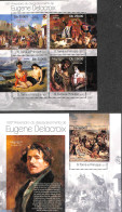 Sao Tome/Principe 2013 Eugene Delacroix 2 S/s, Mint NH, Art - Paintings - Sao Tome Et Principe