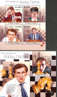 Sao Tome/Principe 2013 Bobby Fischer 2 S/s, Mint NH, Sport - Chess - Chess