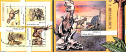 Guinea Bissau 2012 Dinosaurs 2 S/s, Mint NH, Nature - Prehistoric Animals - Preistorici