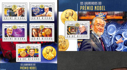 Guinea Bissau 2016 Nobel Prize Winners 2 S/s, Mint NH, Health - History - Science - Health - Nobel Prize Winners - Che.. - Nobelpreisträger