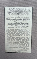 DRIESSENS Jozef Antonius °WILMARSDONK 1880 +HOBOKEN 1943 - SCHILLEMANS - Décès