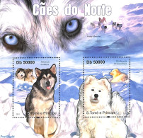 Sao Tome/Principe 2011 Polar Dogs S/s, Mint NH, Nature - Dogs - São Tomé Und Príncipe