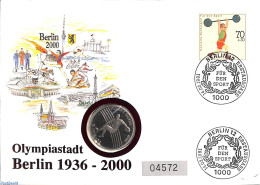 Germany, Federal Republic 1991 Cover With Olympic Stamps+coin, Postal History, Sport - Olympic Games - Weightlifting - Lettres & Documents