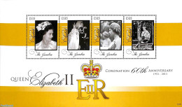 Gambia 2013 Diamond Coronation 4v M/s, Mint NH, History - Kings & Queens (Royalty) - Case Reali