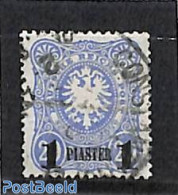 Türkiye 1884 German Post, 1pia On 20pf, Used, Used Stamps - Otros & Sin Clasificación