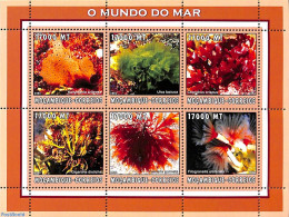 Mozambique 2002 Corals 6v M/s, Mint NH, Nature - Corals - Mozambique