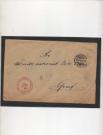 ALLEMAGNE,1915, ROTEN KREUZ ,PADERBORN, CORRESPONDANCE PRISONNIERS DE GUERRE - Prisoners Of War Mail