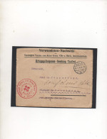ALLEMAGNE,1916, ROTEN KREUZ ,COLN, FRANCE, CORRESPONDANCE PRISONNIERS DE GUERRE - Prisoners Of War Mail
