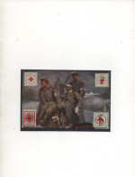 ALLEMAGNE,1915, POSTKARTE ROTEN KREUZ ,POSEN, VIGNETTES - Courriers De Prisonniers