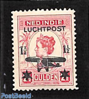 Netherlands Indies 1928 1.5 @ 2.5gld Airmail, Stamp Out Of Set, Mint NH, Transport - Aircraft & Aviation - Aviones