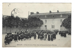 - Morlaix : Collège De Jeunes Filles , Cour De Récréation Et Ancien Bâtiment - Morlaix