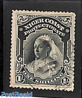 Nigeria 1894 Niger Coast, 1sh Without WM, Used, Used Stamps - Otros & Sin Clasificación