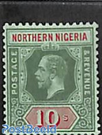 Nigeria 1912 10s, Northern Nigeria, Stamp Out Of Set, Unused (hinged) - Otros & Sin Clasificación