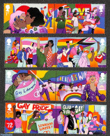 Great Britain 2022 Pride Festival 8v (4x[:]), Mint NH, Various - Folklore - Neufs