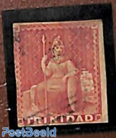 Trinidad & Tobago 1851 1d, Red, Used, Used Stamps - Trindad & Tobago (1962-...)