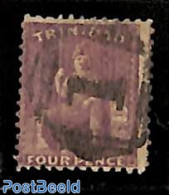 Trinidad & Tobago 1862 4d, Without WM, Perf. 11.5, Used, Used Stamps - Trinidad Y Tobago (1962-...)