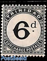 Trinidad & Tobago 1906 6d Postage Due, WM Mult.Crown-CA, Stamp Out Of Set, Unused (hinged) - Trinidad Y Tobago (1962-...)