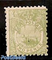 Fiji 1893 2d, Stamp Out Of Set, Unused (hinged), Transport - Ships And Boats - Boten