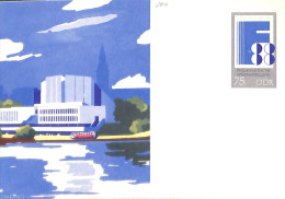 Germany, DDR 1988 Postcard 75pf, Finlandia, Unused Postal Stationary - Storia Postale
