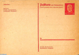 Germany, Empire 1928 Reply Paid Postcard 15/15pf, Unused Postal Stationary - Covers & Documents