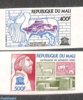 Mali 1976 UNSECO 2v, Imperforated, Mint NH, History - Unesco - World Heritage - Malí (1959-...)