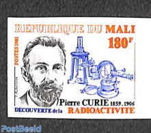 Mali 1981 Pierre Curie 1v, Imperforated, Mint NH, Science - Atom Use & Models - Physicians - Physics