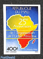 Mali 1988 African Unity 1v, Imperforated, Mint NH, Various - Maps - Géographie