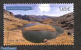 Andorra, French Post 2022 Estany De Isla 1v, Mint NH - Ongebruikt