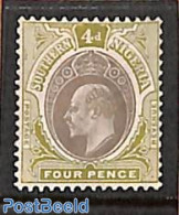 Nigeria 1904 South Nigeria, 4d, WM Mult. Crown-CA, Stamp Out Of Set, Unused (hinged) - Autres & Non Classés