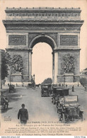 ►PARIS◄75►±1920◄CPA►ARC DE TRIOMPHE PRIS DES CHAMPS-ÉLYSÉES◄AUTOMOBILES◄►ÉDIT. F.F▬PARIS - Arc De Triomphe