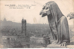 ►PARIS◄75►±1920◄CPA►NOTRE-DAME◄CHIMÈRE►PANAORAMA VERS LA TOUR SAINT-JACQUES ◄►ÉDIT. C.M. N°1743◄ - Notre Dame Von Paris