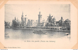 ►PARIS◄75►PRÉCURSEUR◄CPA►EXPOSITION UNIVERSELLE 1900◄LA SEINE RIVE GAUCHE►PALAIS DES NATIONS◄HÉLIO. FORTIER-MAROTTE - Die Seine Und Ihre Ufer