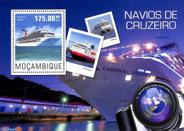 Mozambique 2014 Cruis Ships S/s, Mint NH, Transport - Ships And Boats - Barcos