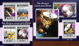 Mozambique 2015 Mission Pluto 2 S/s, Mint NH, Transport - Space Exploration - Mozambico