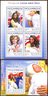 Mozambique 2016 Royal Baby 2 S/s, Mint NH, History - Kings & Queens (Royalty) - Königshäuser, Adel