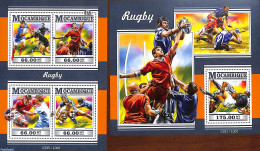 Mozambique 2015 Rugby 2 S/s, Mint NH, Sport - Rugby - Rugby