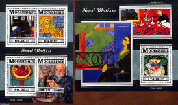 Mozambique 2015 Henri Matisse 2 S/s, Mint NH, Art - Modern Art (1850-present) - Paintings - Mozambique