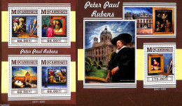 Mozambique 2015 Peter Paul Rubens 2 S/s, Mint NH, Art - Paintings - Rubens - Mozambico