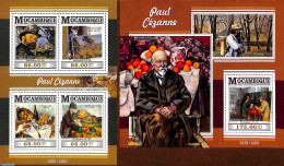 Mozambique 2015 Paul Cezanne 2 S/s, Mint NH, Art - Modern Art (1850-present) - Paintings - Mozambique