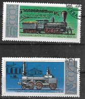 1978 Rusia Transporte Trenes 2v. - Trains