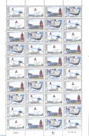 Saint Pierre And Miquelon 1992 Lighthouses M/s, Mint NH, Various - Lighthouses & Safety At Sea - Vuurtorens