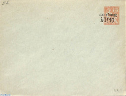 China (before 1949) 1910 Cover 10c On 15c, Unused Postal Stationary - Other & Unclassified