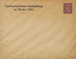 Germany, Empire 1922 Envelope 50pf, Unused Postal Stationary - Lettres & Documents