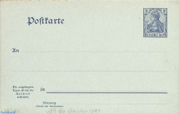 Germany, Empire 1902 Reply Paid Postcard  2/2pf, Unused Postal Stationary - Briefe U. Dokumente