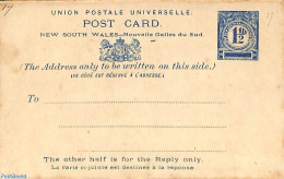 Australia, New South Wales 1902 Reply Paid Postcard  1.5/1.5d, Unused Postal Stationary - Sonstige & Ohne Zuordnung